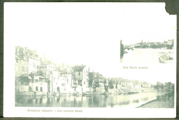 Besançon disparu, les anciens quais