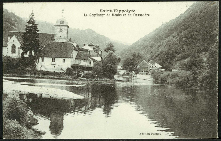 Le confluent du Doubs et du Dessoubre