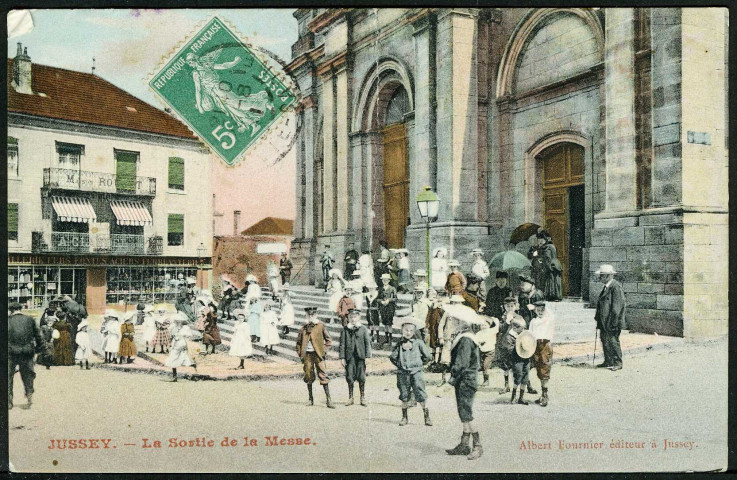 Sortie de la messe