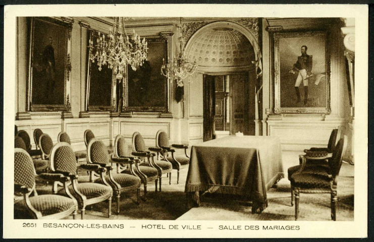 Hôtel de ville, salle des mariages