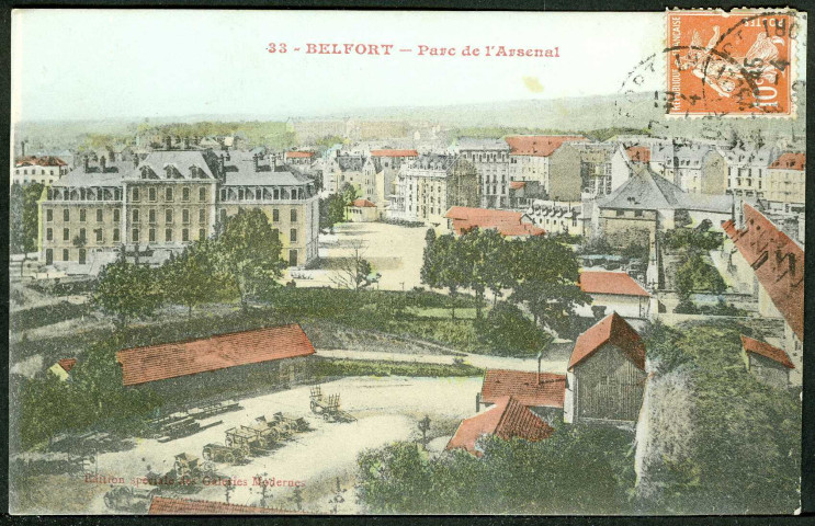 Le parc de l'arsenal
