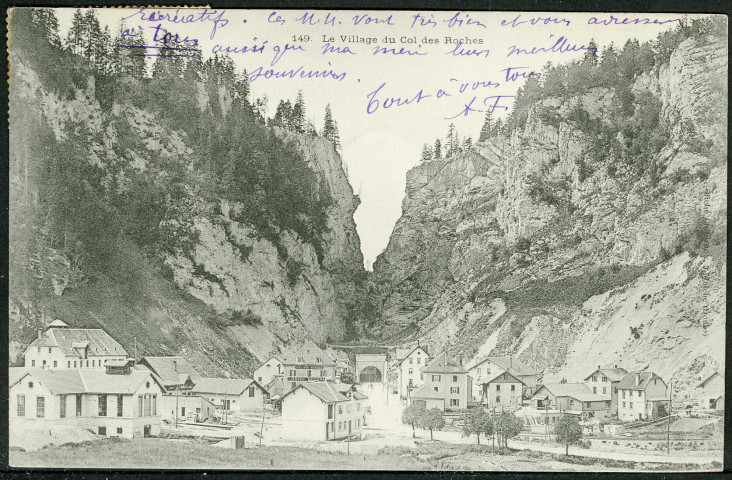 Le village du col des roches