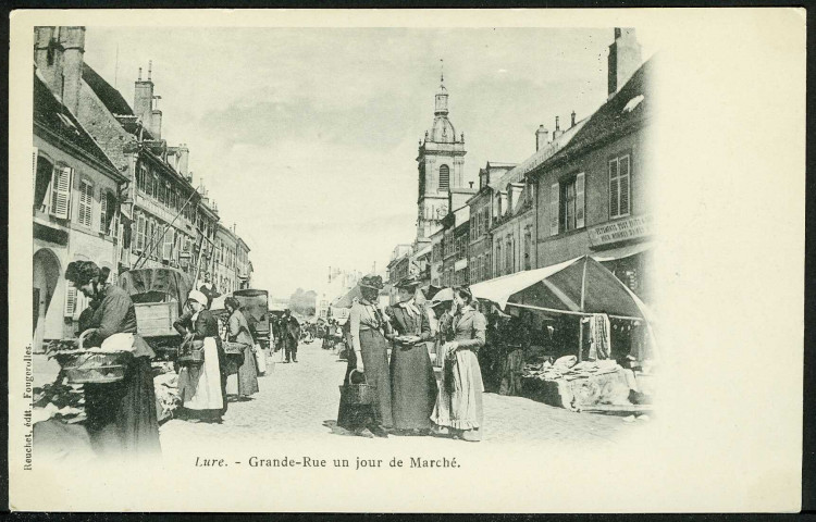 Grande Rue, un jour de marché