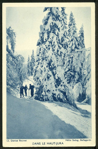 Skieurs dans le Haut-Jura