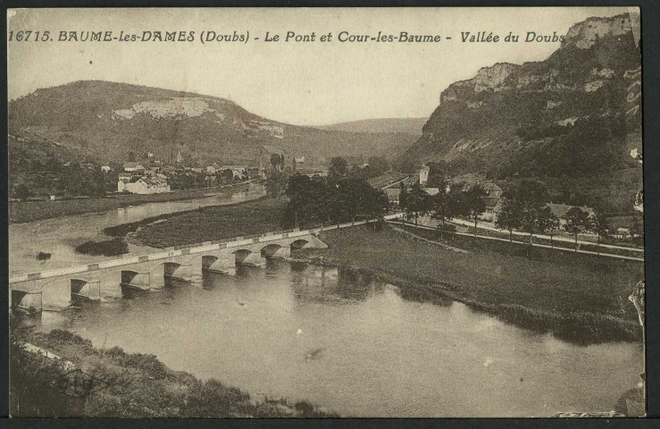Le pont et Cour-les-Baumes