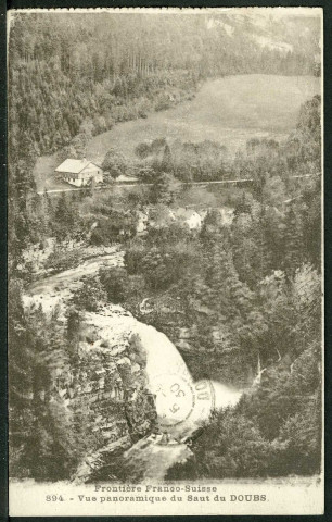 Vue panoramique du Saut du Doubs