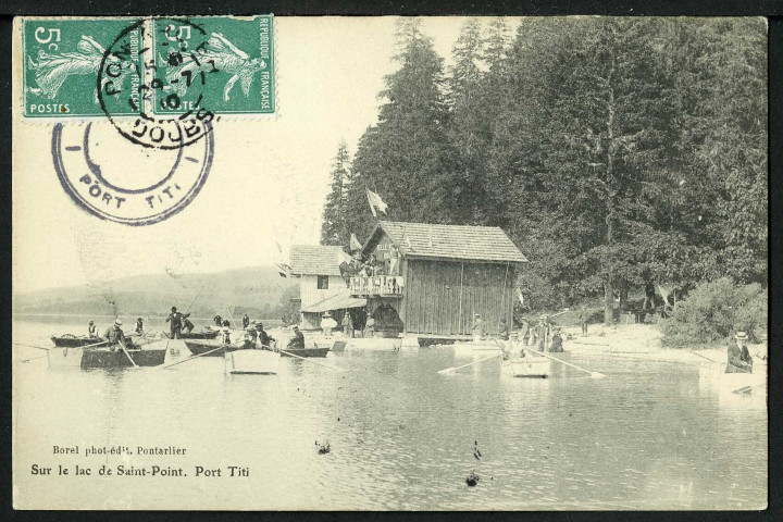 Sur le lac Saint-Point. Port Titi