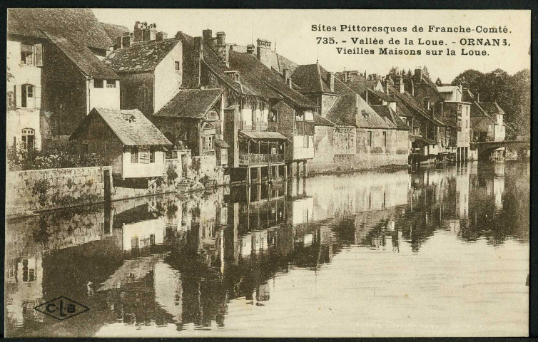 Vielles maisons sur la Loue