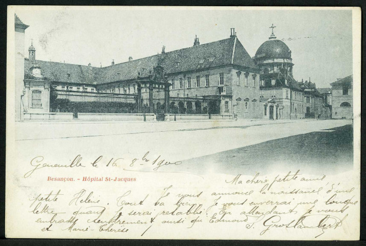 Vue générale de l'hôpital Saint-Jacques