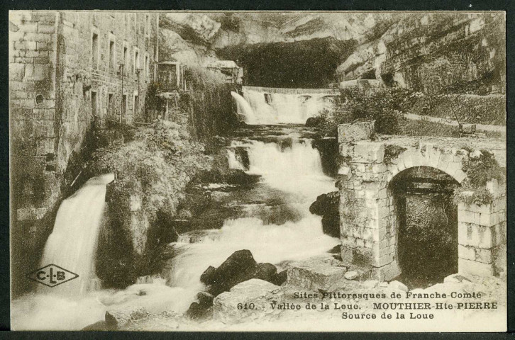 Mouthier-Haute-Pierre. Source de la Loue