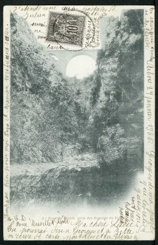 Pont du Diable, vu de dessous