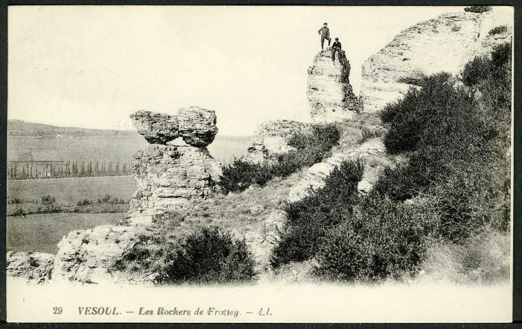 Vesoul. Les rochers de Frottey