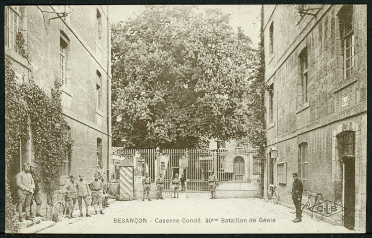 Caserne Condé, 30e bataillon du génie, manoeuvres