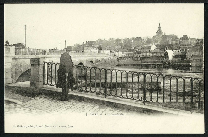Vue générale, le pont