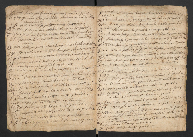Répertoire chronologique