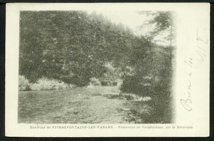 Passerelle de Vermondans