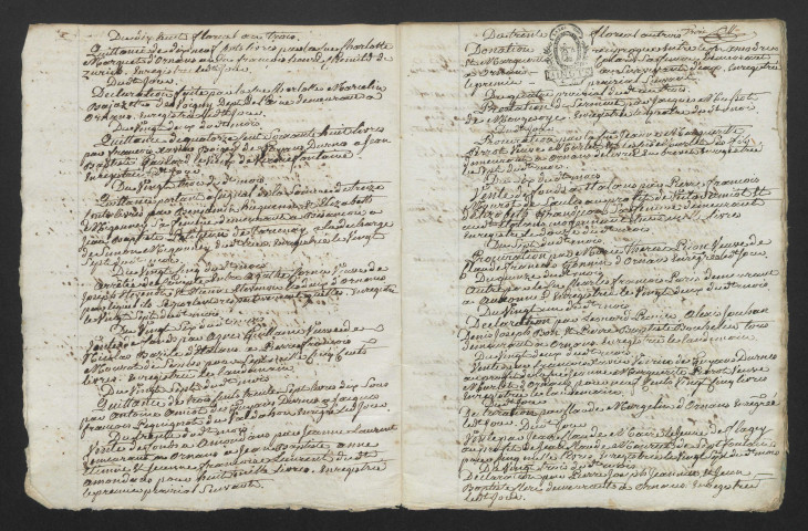Minutes et répertoires