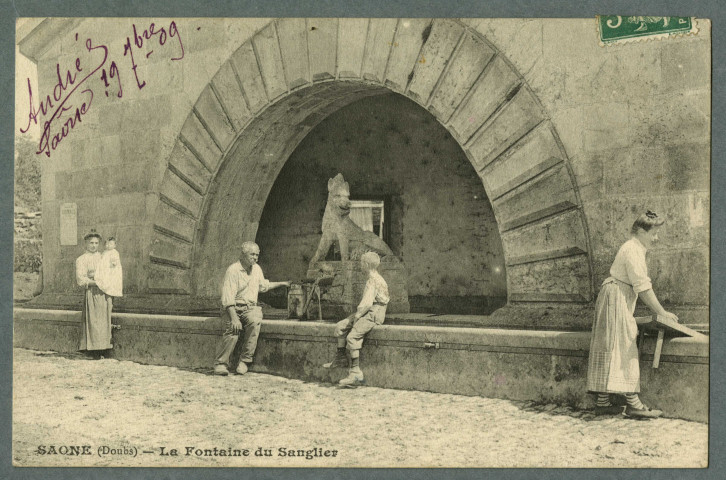 La fontaine du Sanglier