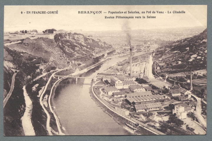 Papeteries et soieries au Près de Vaux