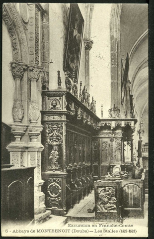 Vue des stalles