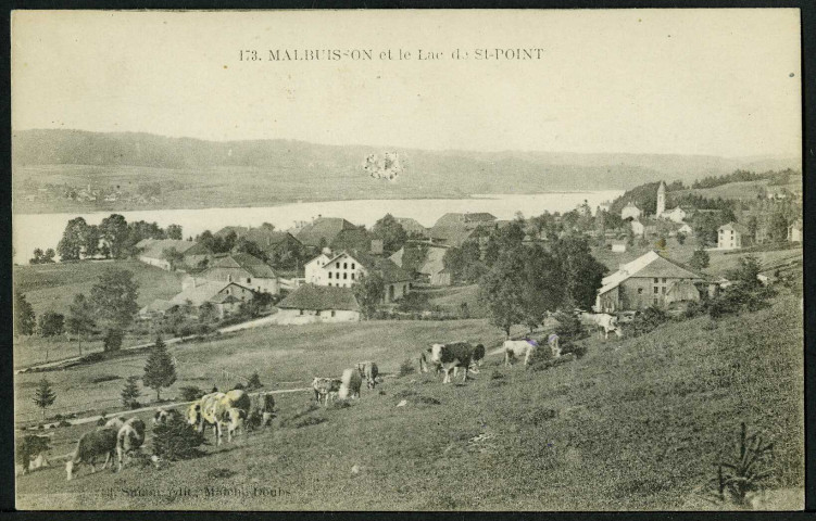 Malbuisson et le lac Saint-Point