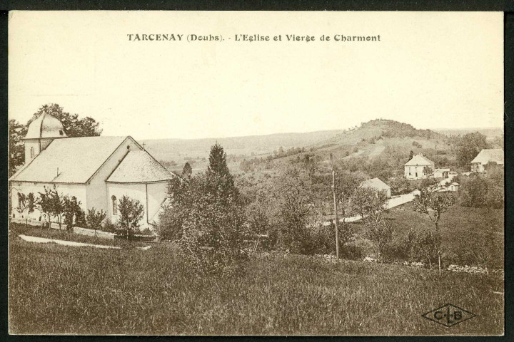 L'église et la vierge de Charmont