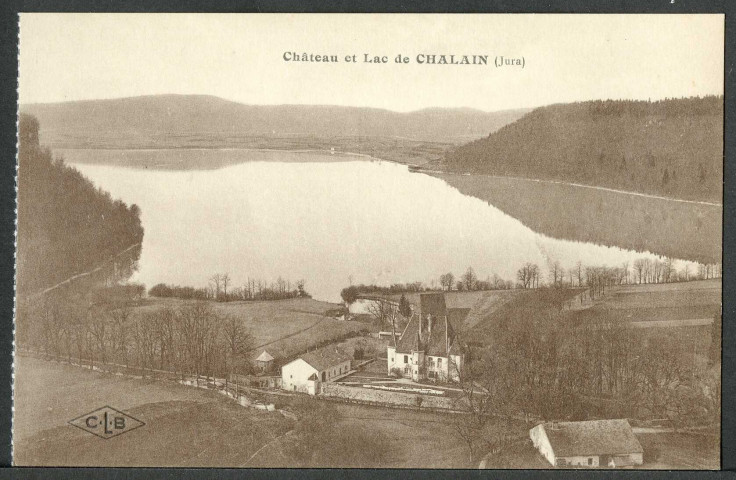 Château et lac de Chalain