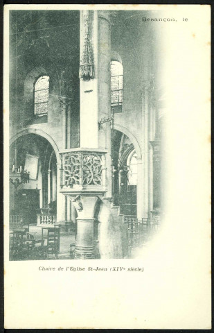 La chaire sculptée, chaire gothique donnée à la cathédrale en 1469