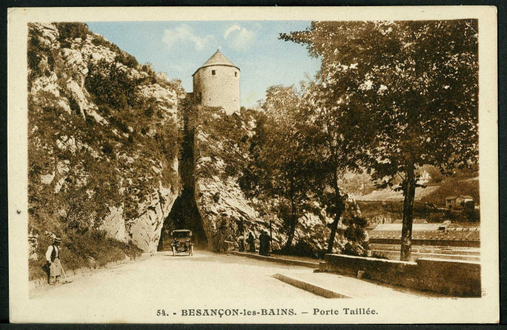 La porte Taillée, coté extérieur