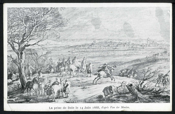 Prise de Dole en 1668