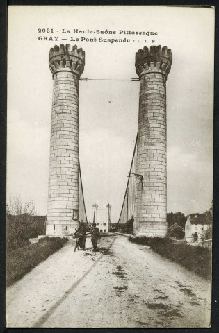 Le pont suspendu