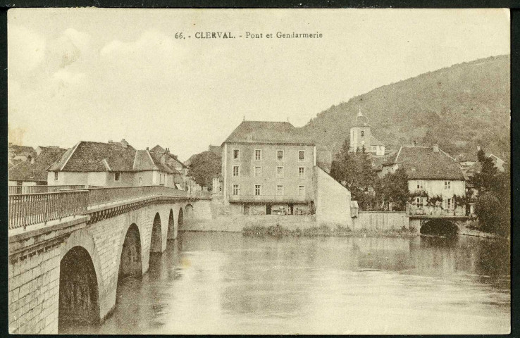 Pont et gendarmerie