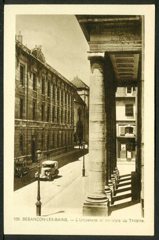 Facultés des lettres et sciences, rue Mégevand
