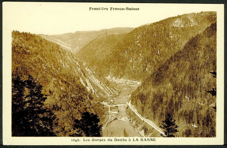 Les gorges du Doubs à La Rasse