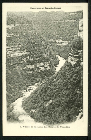 Vallée de la Loue, gorges de Nouailles