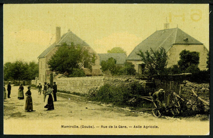 Rue de la Gare.Asile agricole