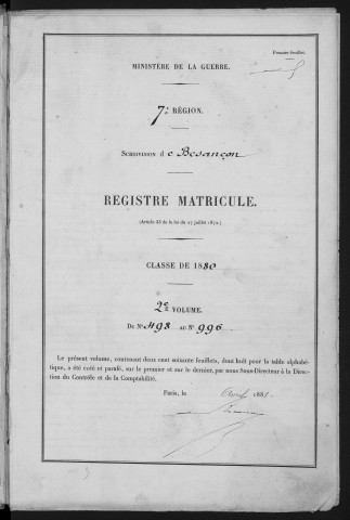 Volume 2, nos 498 à 996