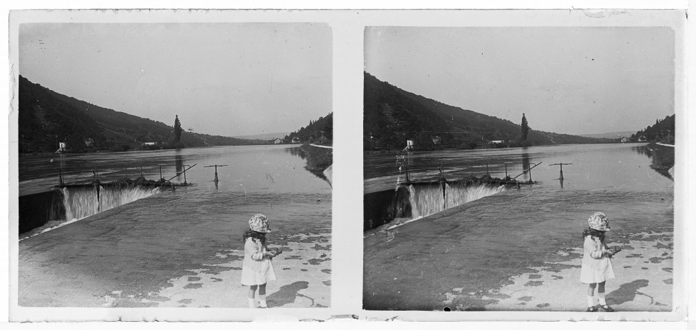 Le Doubs en crue à la Malate