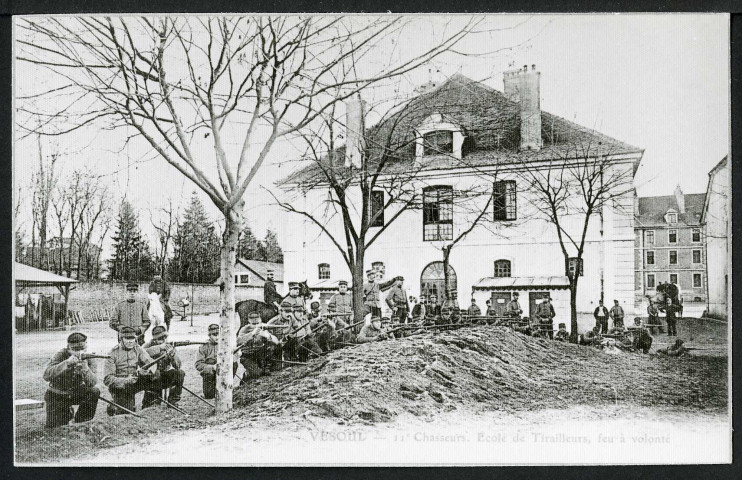 11e chasseurs, école de tirailleurs