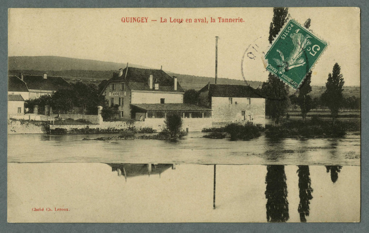 La Loue en aval, la tannerie