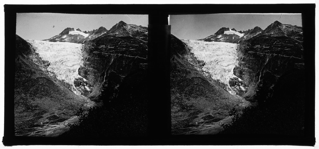 Massif de Grimsel - la langue glacière