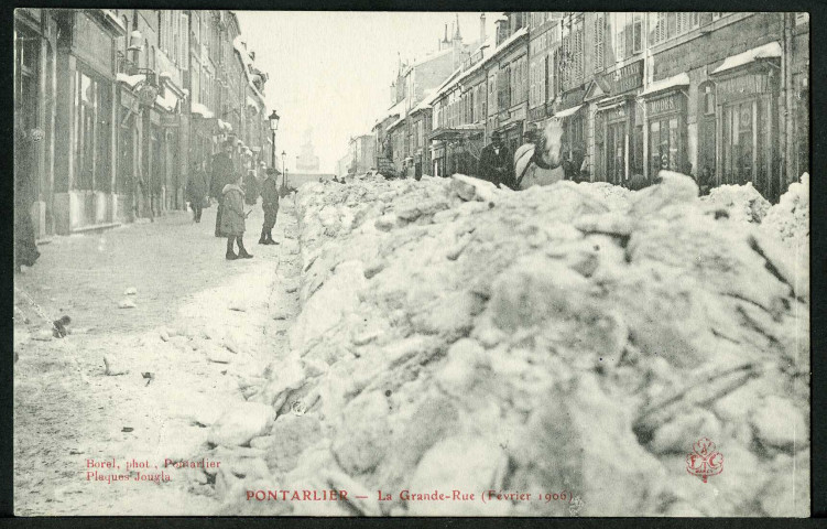 La Grande Rue, au 31 janvier 1906