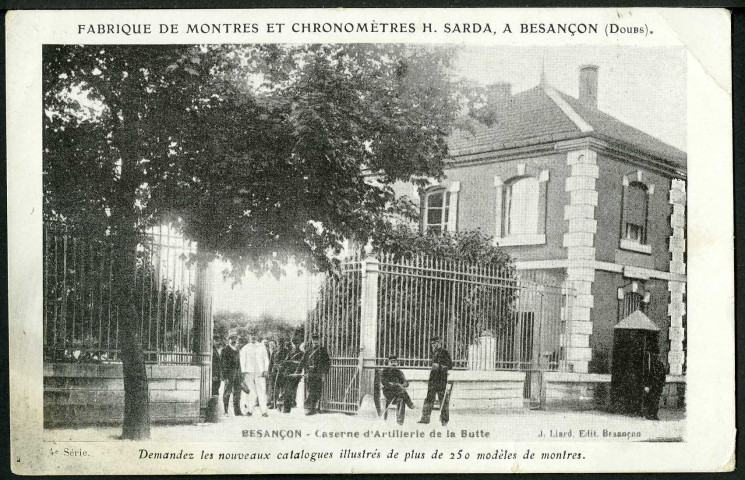 La caserne Brun, entrée
