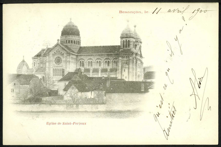 Basilique de Saint-Ferjeux, façade latérale