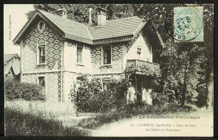 Coin du parc, le chalet du régisseur