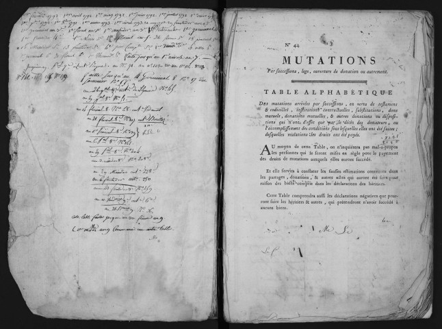 Juin 1791-brumaire an IX