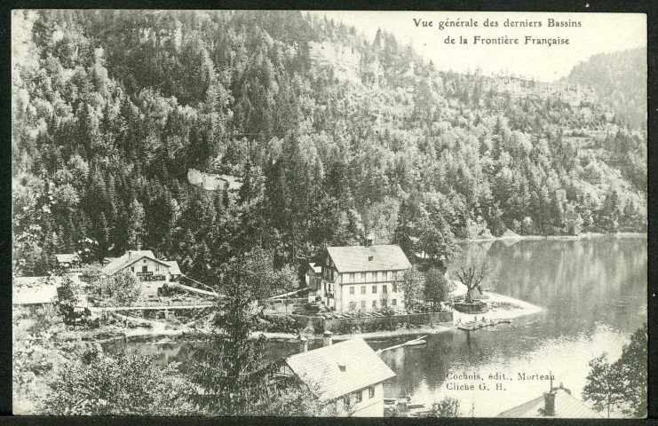 Vue générale des derniers bassins de la frontière Française