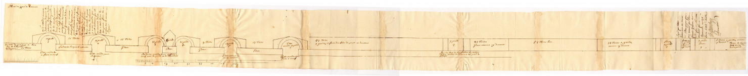 Plan du pont de Grosnois