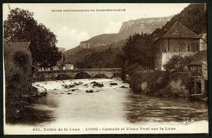 Cascade du Vieux Pont sur la Loue