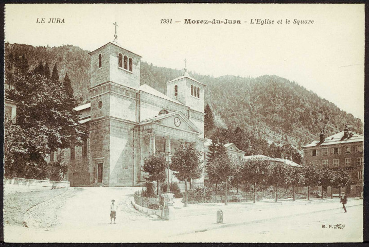 L'église et le square